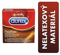 DUREX Real Feel nelatexový kondóm 1x3 ks