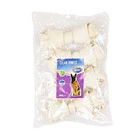 DUVO+ CLEAN BONES! Viazané byvolie kosti biele 17cm/4ks