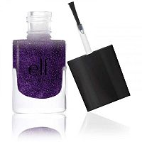 e.l.f. Essential Lak na nechty 1x10 ml, odtieň Dark Glitter Purple