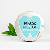 EatGreen Bieliaci prášok na zuby 1×40g, Peppermint