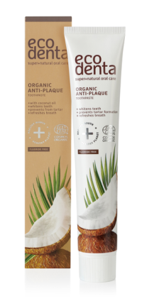 Ecodenta Organic Anti-Plaque zubní pasta proti tvorbě plaku 75 ml