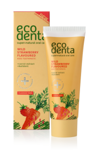 Ecodenta zubná pasta s jahodovou príchuťou pre deti (Wild Strawberry Scented Toothpaste For Children) 75 ml