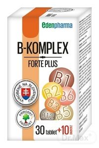 EDENPharma B-KOMPLEX forte plus 1×40 tbl, 30+10 zadarmo