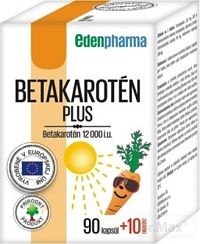 EDENPharma BETAKAROTÉN PLUS 1×90+10 cps zadarmo (100 ks)