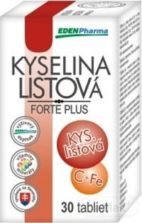 EDENPharma KYSELINA LISTOVÁ forte plus tbl 1x30 ks