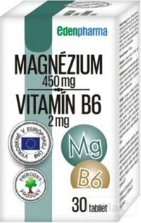 EDENPharma MAGNÉZIUM + Vitamín B6 1×30 tbl