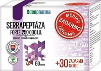 EDENPharma SERRAPEPTÁZA Forte 250 000 I.U. Vianoce tbl prírodný enzým 60+30 (90 ks)