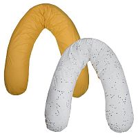 EKO Vankúš na dojčenie Mustard Yellow 180cm 1×1 ks, 100 % bavlna