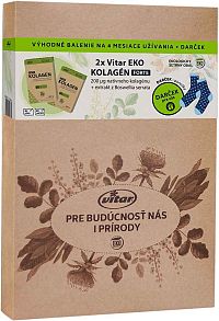 EKO VITAR BOX KOLAGEN 1×120 cps, výživový doplnok s kolagénom + darček
