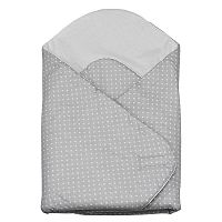 EKO Zavinovačka potlačená bodky Grey 1×1 ks, bavlnená