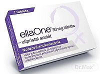 ellaOne 30 mg filmom obalená tableta tbl flm (blis.PVC/PVDC/Al) 1x1 ks