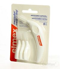 ELMEX INTERDENTAL Č.8 BIELA 1x4 ks, medzizubné kefky