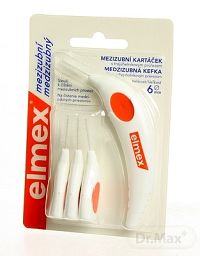 ELMEX INTERDENTAL Medzizubné kefky č.6 oranžová 1×4 ks, medzizubné kefky