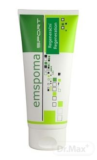 EMSPOMA Regeneračná emulzia - zelená 1×200 ml, masážna emulzia