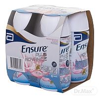 Ensure PLUS ADVANCE 4×220 ml, jahodová príchuť