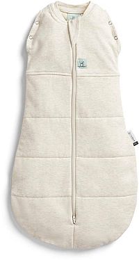 ERGOPOUCH Zavinovačka a vak na spanie 2v1 Cocoon Oatmeal Marle 3-6 m, 6-8 kg, 2,5 tog