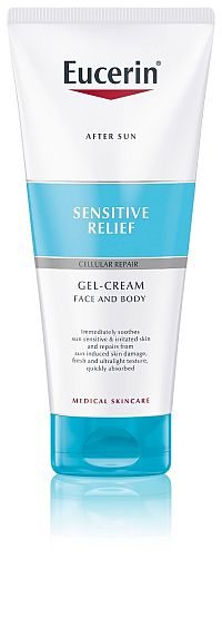 Eucerin AFTER SUN SENSITIV RELIEF Gel-krém 1×200 ml, gél - krém