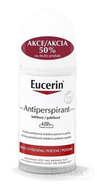 Eucerin Deo Guličkový antiperspirant 1×50 ml, antiperspirant