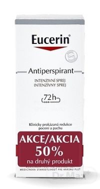 Eucerin Deo Intenzívny antiperspirant 1×30 ml, antiperspirant