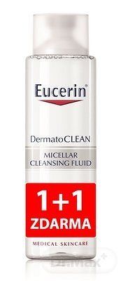 Eucerin DERMATOCLEAN čistiaca micelárna voda 3v1 (1+1 ) 2x400 ml