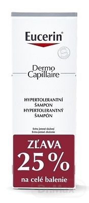 Eucerin DermoCapillaire Šampón Hypertolerantný 2x250 ml (1+1 PROMO 2020, ) 1x1 set