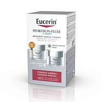 Eucerin HYALURON-FILLER + 3x EFFECT Denný krém SPF 30 + Nočný krém 2×50 ml, sada pleťovej kozmetiky