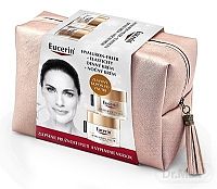 Eucerin HYALURON-FILLER+ELASTICITY Kazeta denný krém 50 ml + nočný krém 50 ml v taštičke (Vianoce 2020) 1x1 set