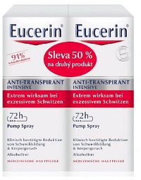 Eucerin Intenzívny deospray 2x30 ml