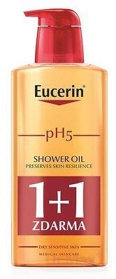 Eucerin pH5 relipidačný sprchový olej pre citlivú pokožku 2x400 ml (1+1 ), 1x1 set