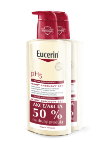 EUCERIN pH5 Sprchový gél 400 ml PROMOBALENIE 1+1 (-50% na druhý produkt)