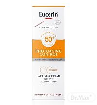 Eucerin SUN PHOTOAGING CONTROL CC KRÉM SPF 50+ krém na opaľovanie na tvár, svetlý 1x50 ml
