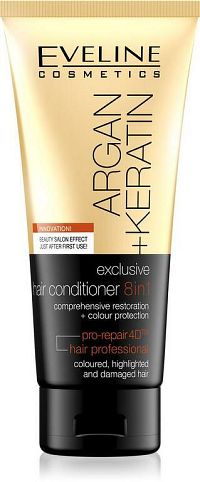 EVELINE Argan + Keratin kondicionér na vlasy 8v1 200ml