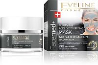 Eveline Cosmetics Facemed detoxikačná čistiaca pleťová maska 50 ml