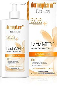 Eveline cosmetics LactaMED intímny gél 250 ml