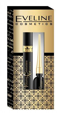 EVELINE Gift Set Duo Celebrity Noir (Celebrity Noir, Cel. Eyeliner) 1x riasenka, 1x linka na oči