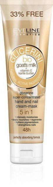 EVELINE Glicerini krém na ruky a nechty s kozím mliekom 100 ml