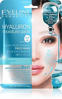 EVELINE HYALURON ULTRA MOISTURISING FACE SHEET MASK 1x20ml