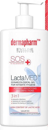 EVELINE LactaMED protizápalový intimny gél 250ml 250 ml