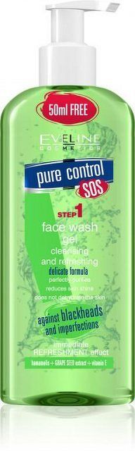 EVELINE Pure Control čistiaci a osviežujúci gél 200 ml