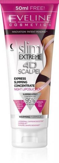 EVELINE SLIM EXTREME 4D SCALPEL EXPRESS SLIMMING CONCENTRATE NIGHT LIPOSUCTION 1x250ml