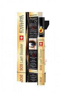 EVELINE SOS LASH BOOSTER SÉRUM NA RIASY S ARGÁNOVÝM OLEJOM 10 ML