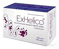 ExHelico s kmeňom kvasiniek Saccharomyces boulardii 60 kapsúl 60 kapsúl