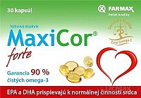 FARMAX MaxiCor forte Omega 3 1x30 cps, výživový doplnok