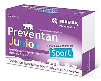 FARMAX Preventan Junior Šport 1×30 tbl s malinovou príchuťou