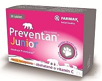 FARMAX Preventan Junior + vitamín C tbl 1x30 ks