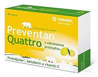 FARMAX Preventan Quattro s citrónovou príchuťou 1×24 tbl