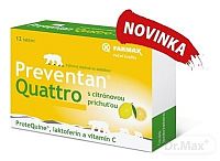 FARMAX Preventan Quattro s citrónovou príchuťou tbl 1x12 ks