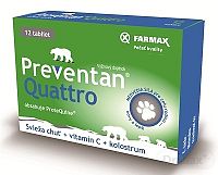 FARMAX Preventan Quattro + vitamín C 1×12 tbl