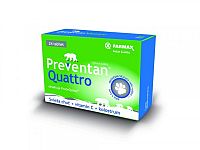 FARMAX Preventan Quattro + vitamín C tbl 1x24 ks