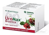 FARMAX UroMax Brusnica 1×60 cps, doplnok výživy